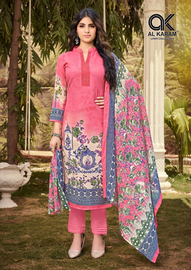 Jasmine Vol 2 By Al Karam Karachi Cotton Dress Material Catalog